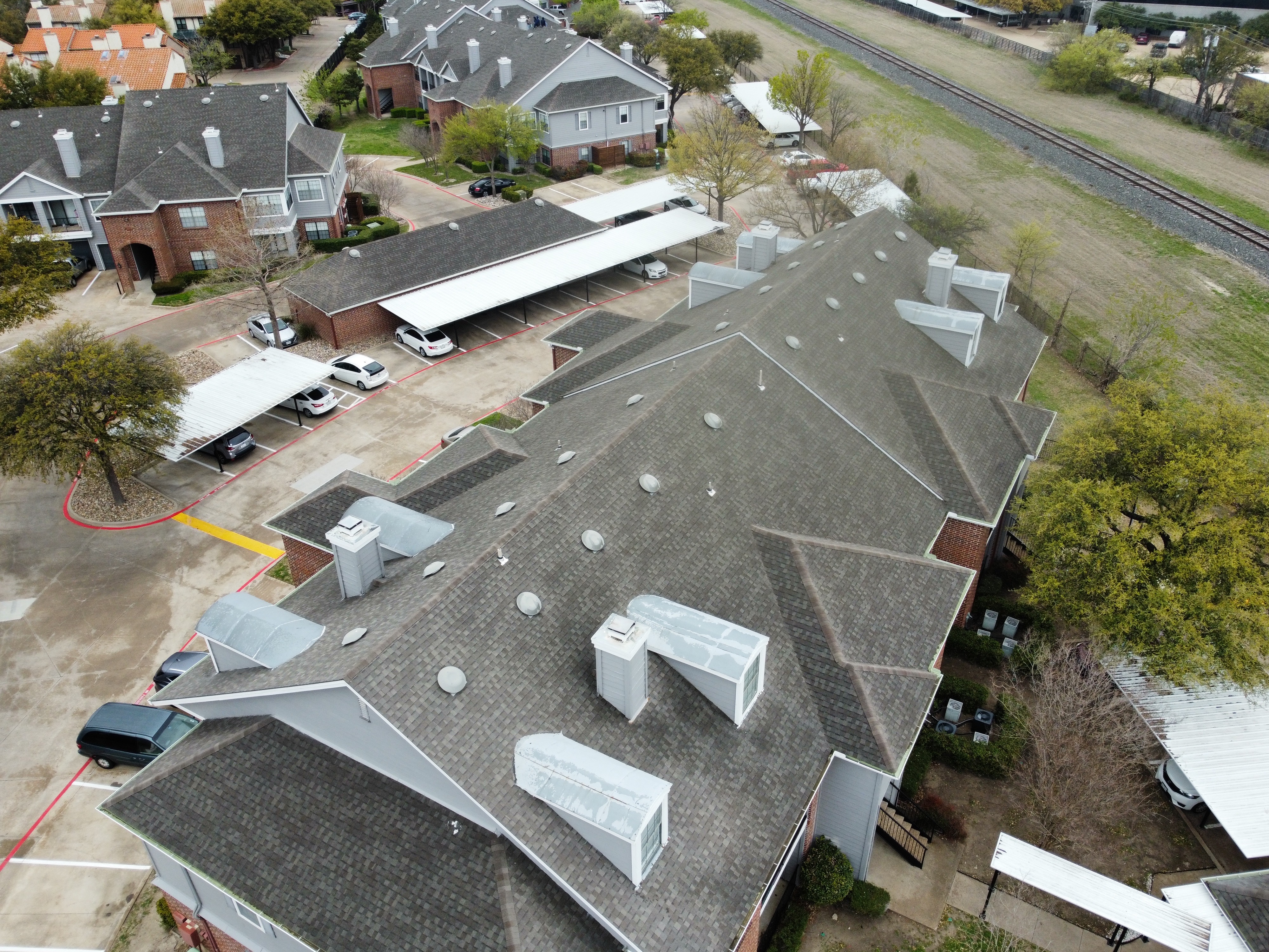 Roofing Arial View